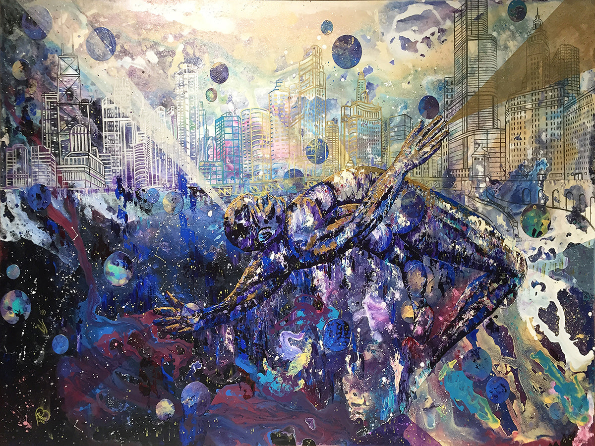 Interstellar Inventor Giclée + Art Print