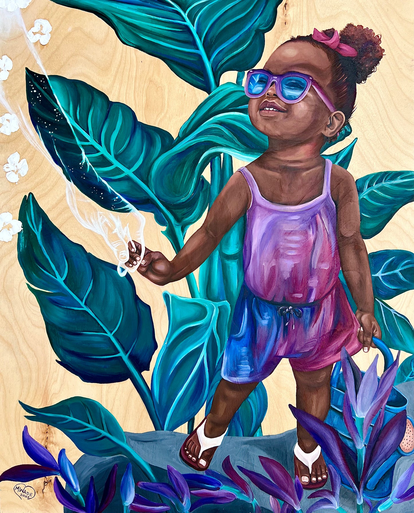Gardening with Grandad (Giclée Print)