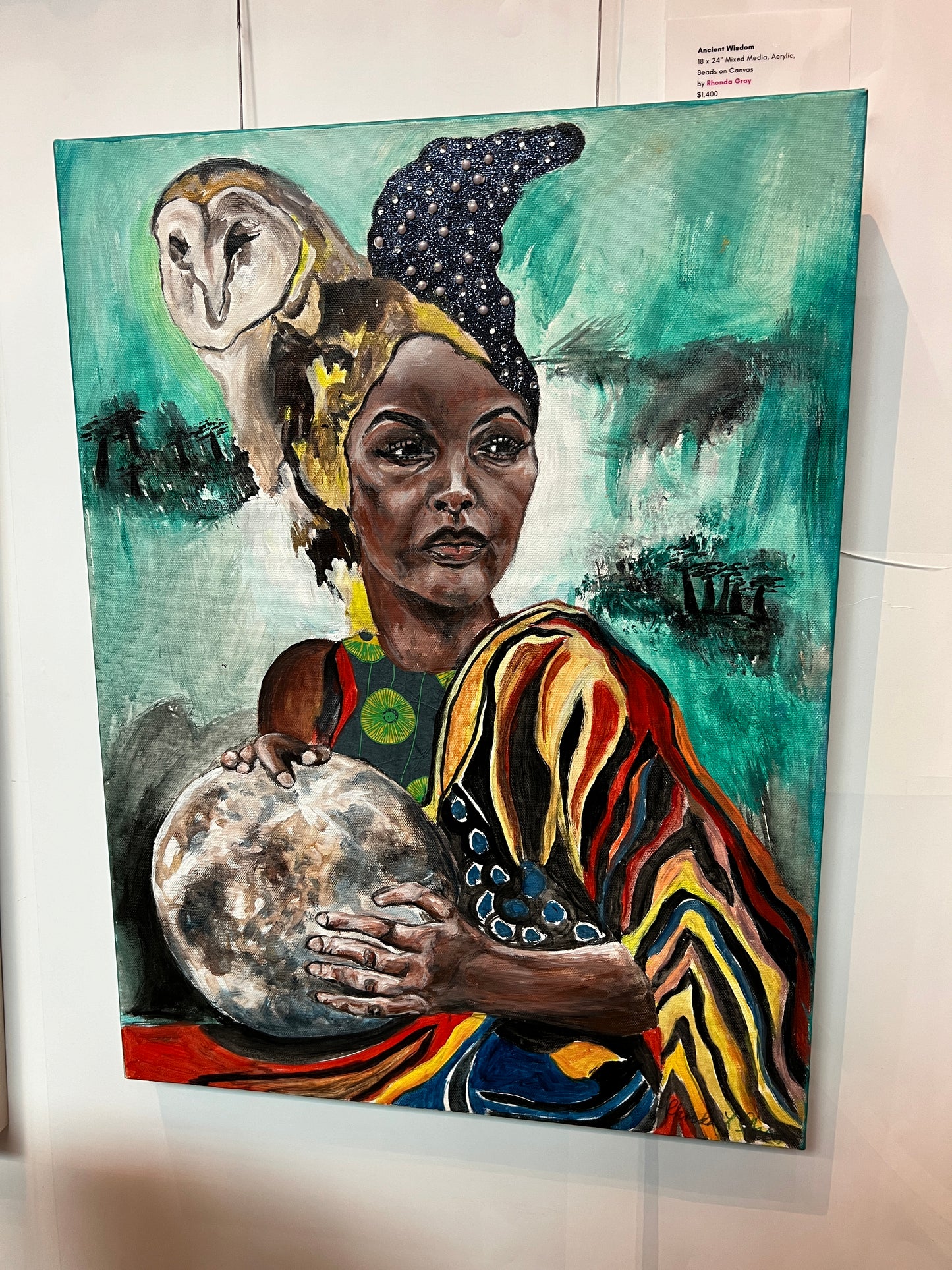 Ancient Wisdom (Mixed Media)