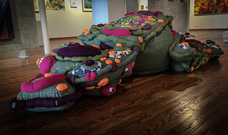 Honeycomb Lounger, Functional Art Sculpture