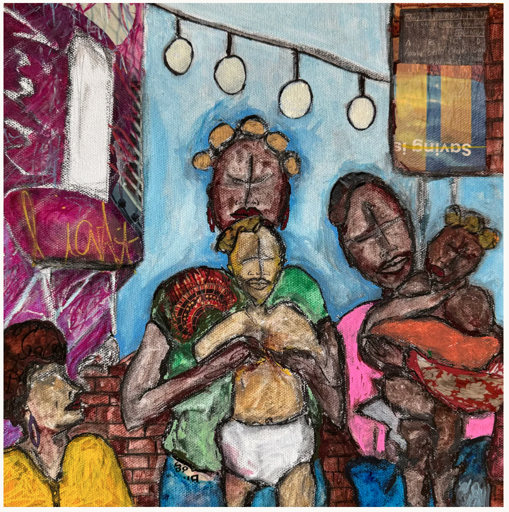 Wee Light, Original Mixed Media by Tye Johnson