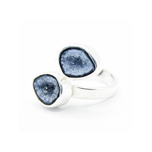 Double Geode Ring