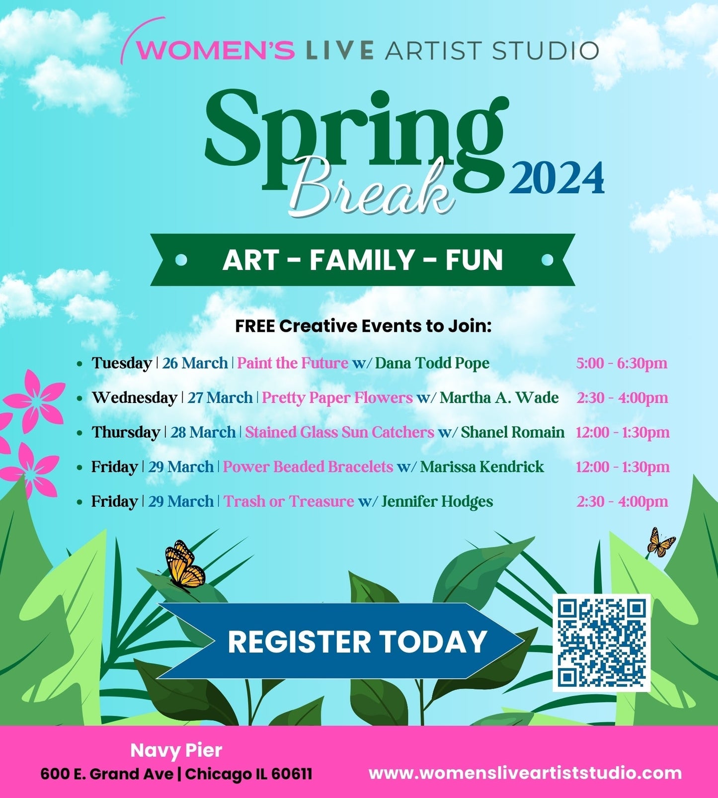Spring Break FREE Workshops: Trash or Treasure